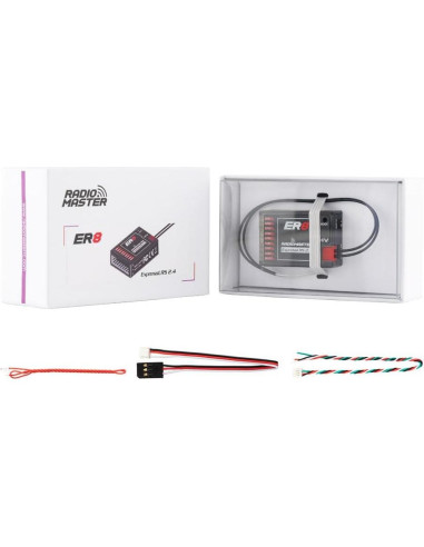 Receptor PWM Radiomaster ER8 2.4GHz 100mW Doble Antena