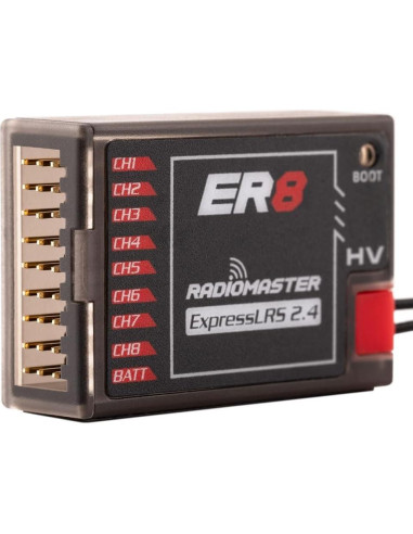Receptor PWM Radiomaster ER8 2.4GHz 100mW Doble Antena