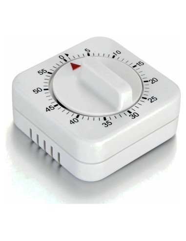 Temporizador Mecánico de Cocina NUOSWEK 60 Minutos Blanco