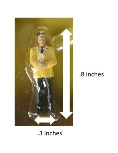 Figuras en Miniatura Empresarios Bachmann Escala O 6 Piezas