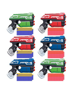 Pistolas de Juguete Blaster POKONBOY 6 Unidades con 160 Dardos