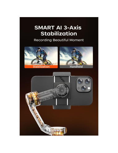 Estabilizador de Cardán FUNSNAP CM8 para Smartphones con AI