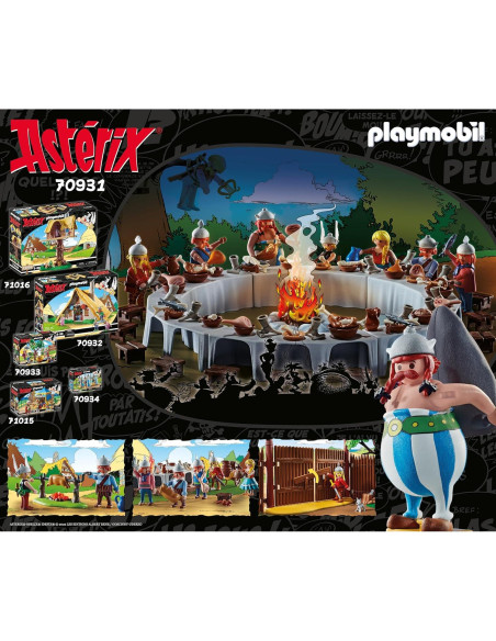 PLAYMOBIL 70931 Asterix Banquete del Pueblo - 7 Personajes PLAYMOBIL 70931 Asterix Banquete del Pueblo - 7 Personajes