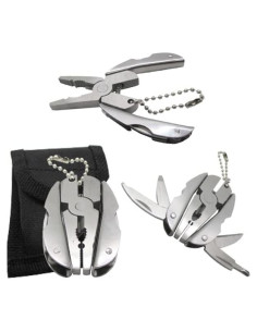 Multiherramienta 6 en 1 Gadgetime USA con llavero y estuche