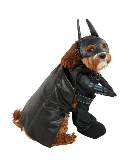 Disfraz para mascotas Rubie's Batman con capa y tocado Disfraz para mascotas Rubie's Batman con capa y tocado