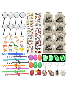 Set de Fiesta de Dinosaurios 64PCS - Juguetes para Niños