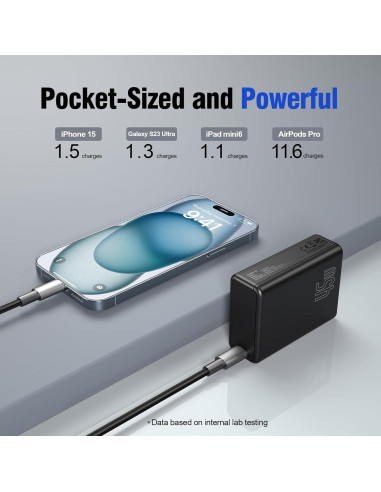 Banco de Energía 4smarts 45W 10000mAh USB-C Cargador Rápido