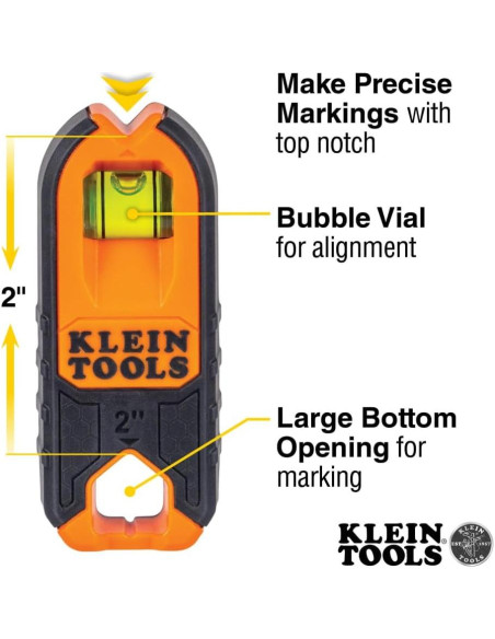 Buscador de Montantes Magnético Klein Tools MSF100 Compacto Buscador de Montantes Magnético Klein Tools MSF100 Compacto