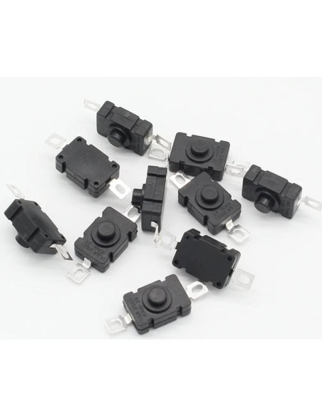 Paquete de 30 Interruptores de Botón KAN-28 1.5A 250V Paquete de 30 Interruptores de Botón KAN-28 1.5A 250V