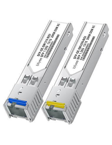 Módulo Transceptor SFP BLIYEE SC Simplex 1.25G 20KM Monomodo