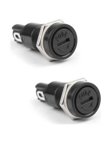 Soporte de Fusible R3-11 Areyourshop 2PCS 10A 250V 5x20mm