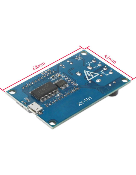 Controlador de Termostato Electrónico DROK -50 a +110C 10A Controlador de Termostato Electrónico DROK -50 a +110C 10A