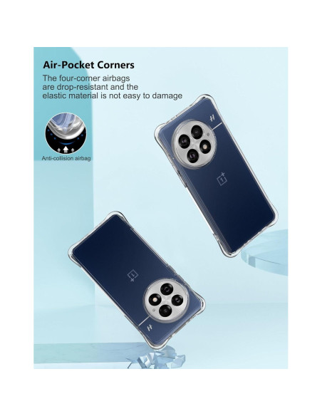 Funda Transparente TPU OnePlus 13 con Esquinas Reforzadas Funda Transparente TPU OnePlus 13 con Esquinas Reforzadas