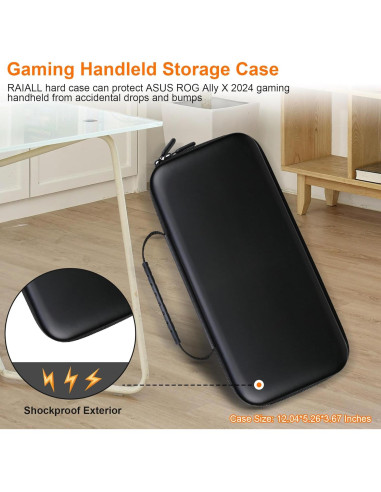 Funda Dura RAIALL para Consola ASUS ROG Ally X 2024 - Negro