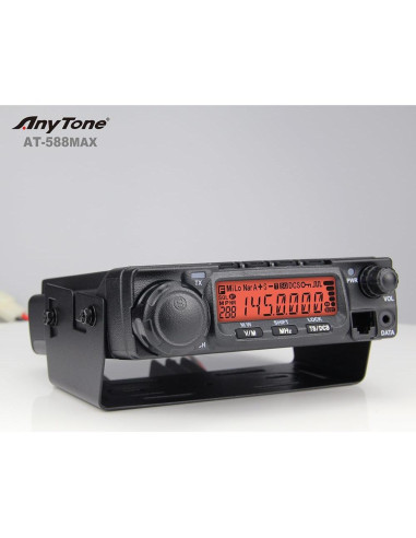 Radio Móvil Ham AnyTone AT-588 70W VHF 512 Canales