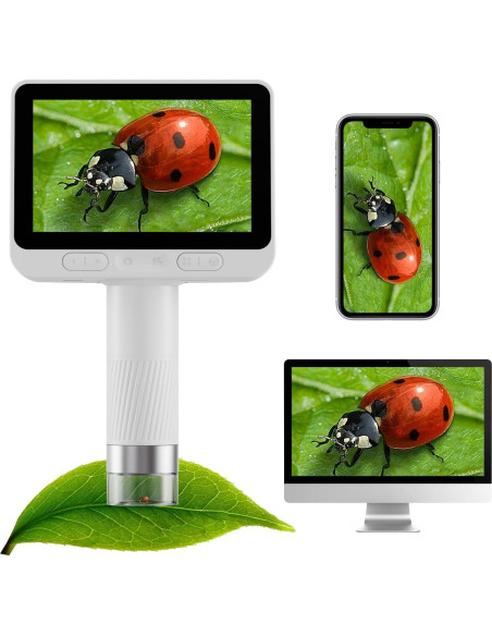 Microscopio Digital BEAVERLAB Finder 4" 1080P HD 1600X Niños Microscopio Digital BEAVERLAB Finder 4" 1080P HD 1600X Niños