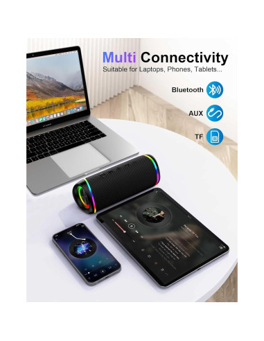 Altavoz Bluetooth AILKIN EBS-609 Impermeable 16W con Micrófono