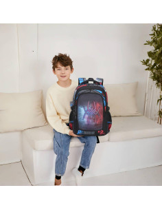 Mochila Escolar Lmwzh Impermeable 46x32x20 cm para Niños 2