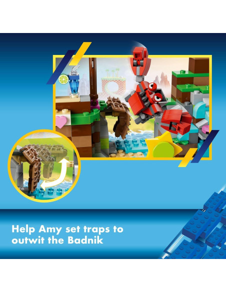 LEGO Sonic Isla de Rescate Animal de Amy 76992 - 388 Piezas LEGO Sonic Isla de Rescate Animal de Amy 76992 - 388 Piezas