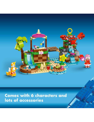 LEGO Sonic Isla de Rescate Animal de Amy 76992 - 388 Piezas