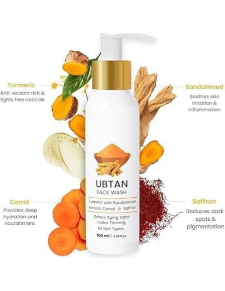 Limpiador Facial Ubtan Detan 100 ml - Reduce Bronceado y Anti-Envejecimiento Limpiador Facial Ubtan Detan 100 ml - Reduce Bronceado y Anti-Envejecimiento