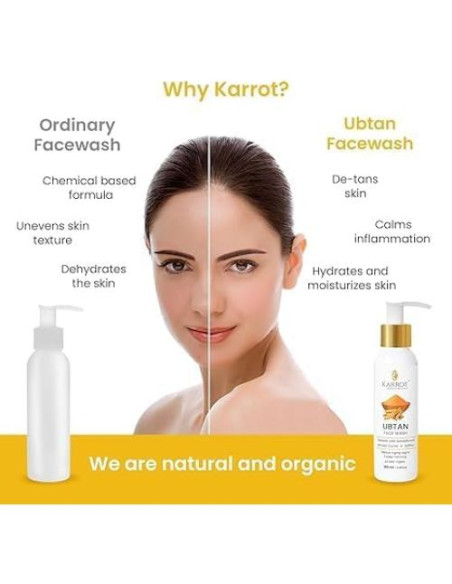 Limpiador Facial Ubtan Detan 100 ml - Reduce Bronceado y Anti-Envejecimiento Limpiador Facial Ubtan Detan 100 ml - Reduce Bronceado y Anti-Envejecimiento