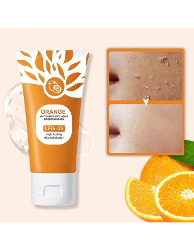 Gel Exfoliante de Naranja Emgmcp 50g para Cara y Cuerpo