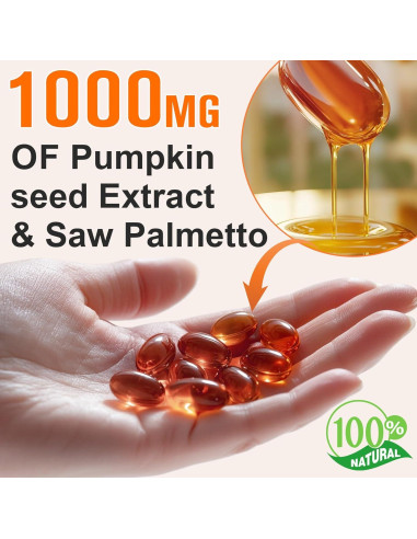 Cápsulas de Aceite de Semilla de Calabaza Ruduwu 300 pcs