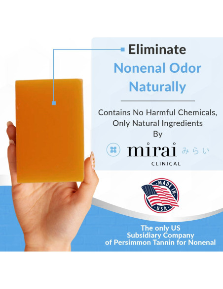 Jabón Desodorante Mirai Clinical 100g - Persimón Japonés y Té Verde Jabón Desodorante Mirai Clinical 100g - Persimón Japonés y Té Verde