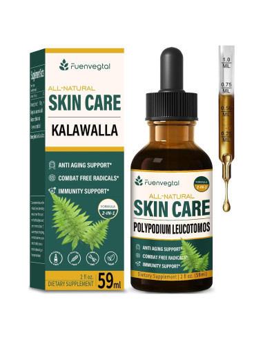 Gotas Polypodium Leucotomos Fuenvegtal 59.15ml Antienvejecimiento