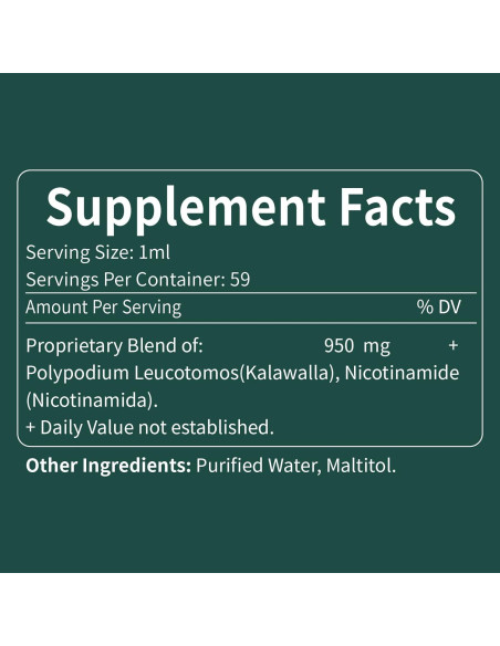 Gotas Polypodium Leucotomos Fuenvegtal 59.15ml Antienvejecimiento Gotas Polypodium Leucotomos Fuenvegtal 59.15ml Antienvejecimiento