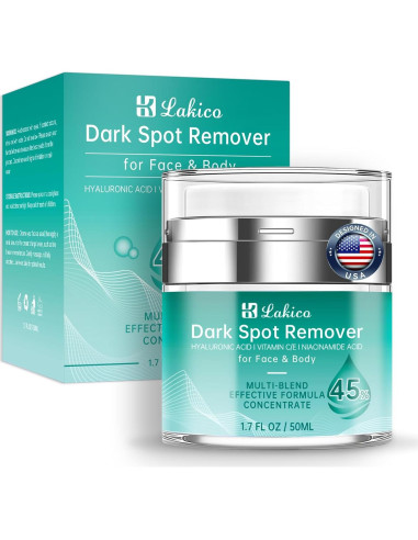 Removedor de Manchas Oscuras Lakico 50 ml - Crema Facial y Corporal