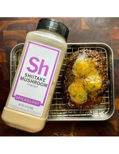 Polvo de Champiñón Shiitake Spiceology 340 g - Sazonador Umami