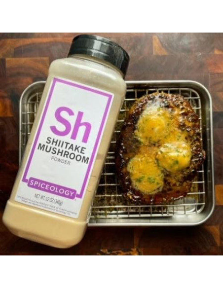 Polvo de Champiñón Shiitake Spiceology 340 g - Sazonador Umami Polvo de Champiñón Shiitake Spiceology 340 g - Sazonador Umami
