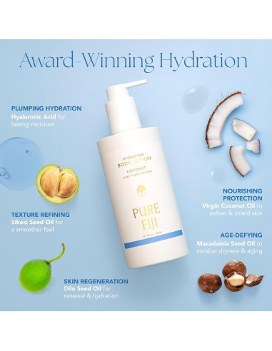 Loción Corporal Hidratante Pure Fiji 85 g - Leche de Coco y Guayaba