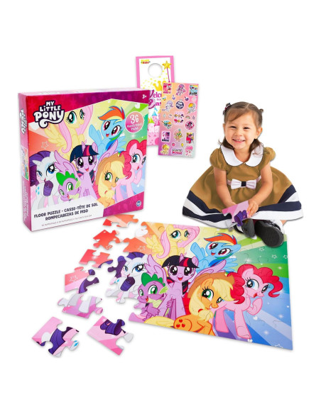 Rompecabezas de Piso My Little Pony 36 Piezas 50.8x76.2 cm Rompecabezas de Piso My Little Pony 36 Piezas 50.8x76.2 cm