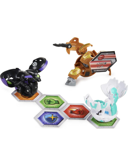 Paquete Inicial Bakugan Geogan Rising 3-Pack - Spin Master Paquete Inicial Bakugan Geogan Rising 3-Pack - Spin Master