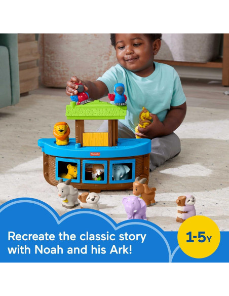 Juguete Arca de Noé Fisher-Price Little People con 13 Figuras Juguete Arca de Noé Fisher-Price Little People con 13 Figuras