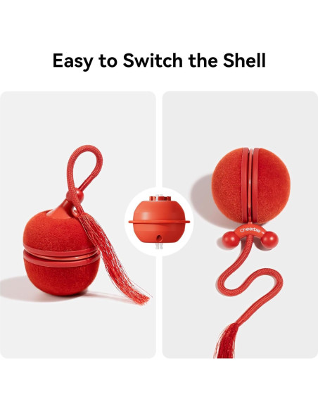 Juguete Interactivo para Gatos Cheerble Duo2 Rojo - Electrónico Juguete Interactivo para Gatos Cheerble Duo2 Rojo - Electrónico
