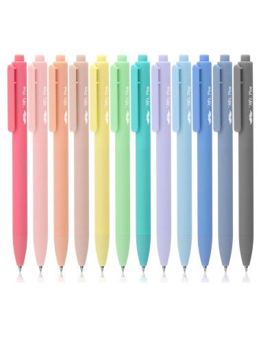 Bolígrafos de Gel Mr. Pen, Paquete de 12, Punta Fina 0.7mm