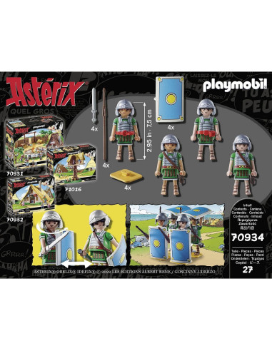 Colección Playmobil Asterix y Obelix Tropa Romana 70934