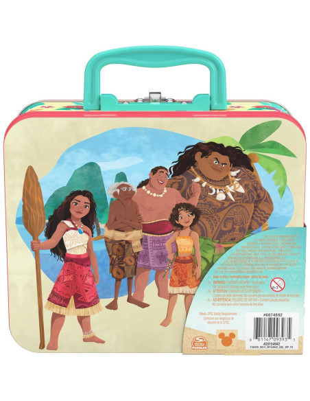Rompecabezas Moana 2 Disney Spin Master 48 Piezas en Lata Rompecabezas Moana 2 Disney Spin Master 48 Piezas en Lata