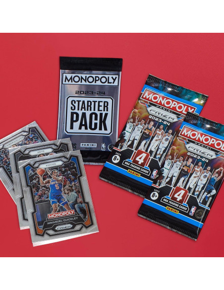 Monopoly Prizm NBA 2da Edición Juego de Mesa con Tarjetas Panini Monopoly Prizm NBA 2da Edición Juego de Mesa con Tarjetas Panini