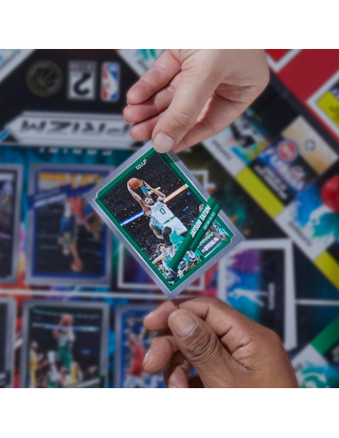 Monopoly Prizm NBA 2da Edición Juego de Mesa con Tarjetas Panini
