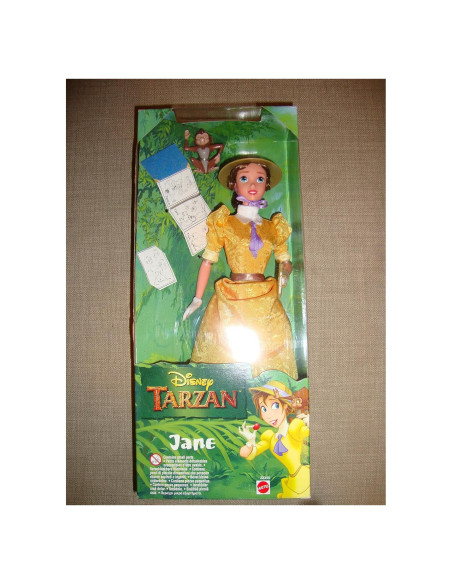 Muñeca de Jane Disney Tarzan 20 cm con Mono Muñeca de Jane Disney Tarzan 20 cm con Mono