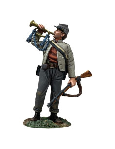 Figura Trompetista Infantería Confederada W. Britain 1:30