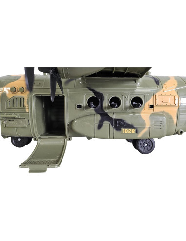 Avión de Carga Militar C130 Toy Essentials 54.6 cm con Bombas