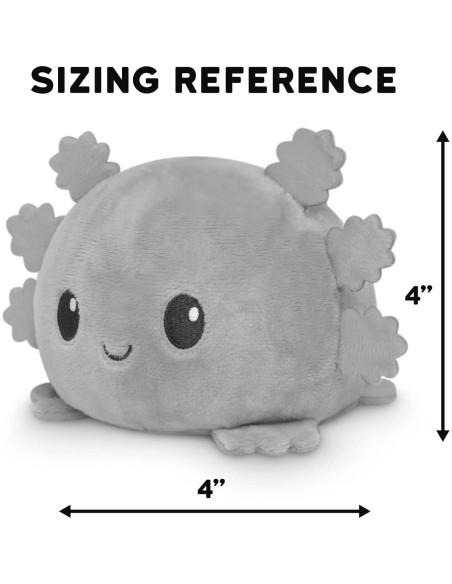Axolote de Peluche Reversible TeeTurtle - Rojo Enojado - 10 cm Axolote de Peluche Reversible TeeTurtle - Rojo Enojado - 10 cm