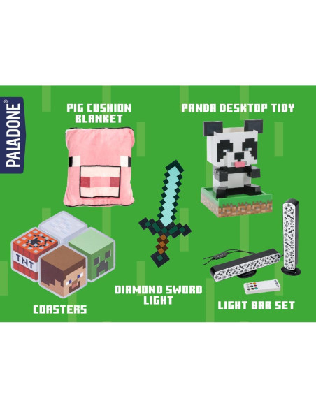 Cojín Manta 2-en-1 Paladone Minecraft Cerdo Rosa 120x150cm Cojín Manta 2-en-1 Paladone Minecraft Cerdo Rosa 120x150cm