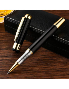 Bolígrafo de Lujo YIVONKA Negro 0.5mm Set Regalo Ejecutivo 2
